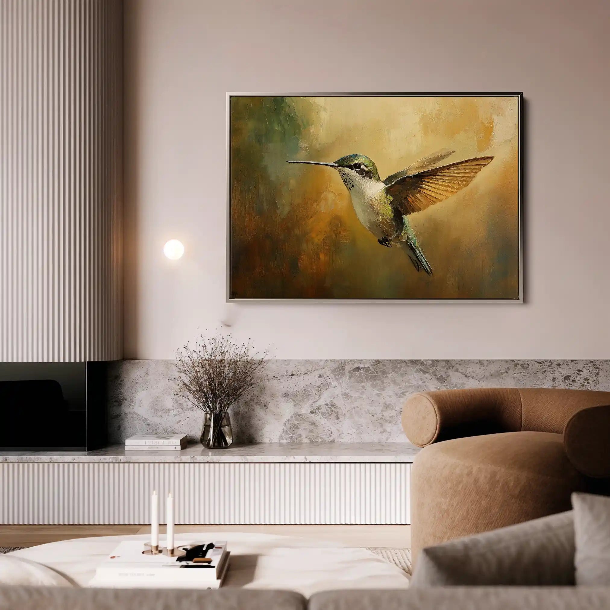 Animals 069 Canvas Art 60 x 40 cm / Black