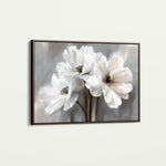 Floral 069 Canvas Art 60 x 40 cm / Black