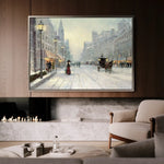 Landscape 069 Canvas Art 60 x 40 cm / Black