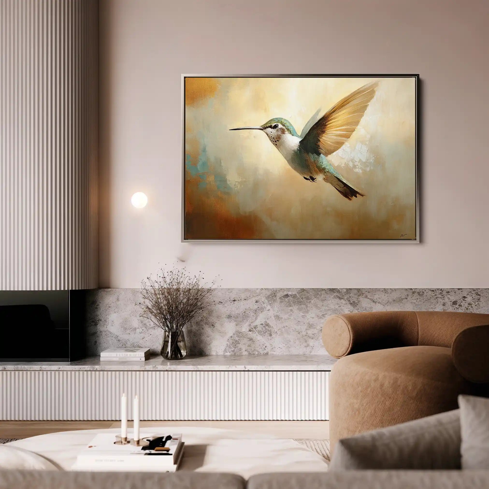 Animals 070 Canvas Art 60 x 40 cm / Black