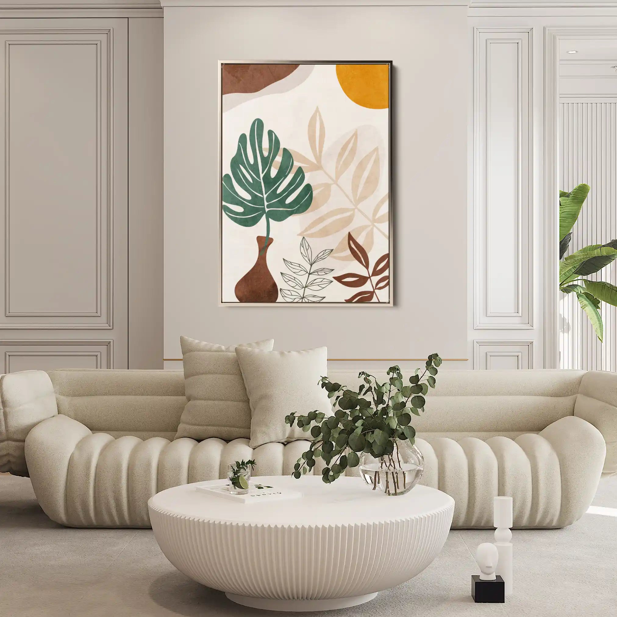 Boho 070 Canvas Art 60 x 40 cm / Black