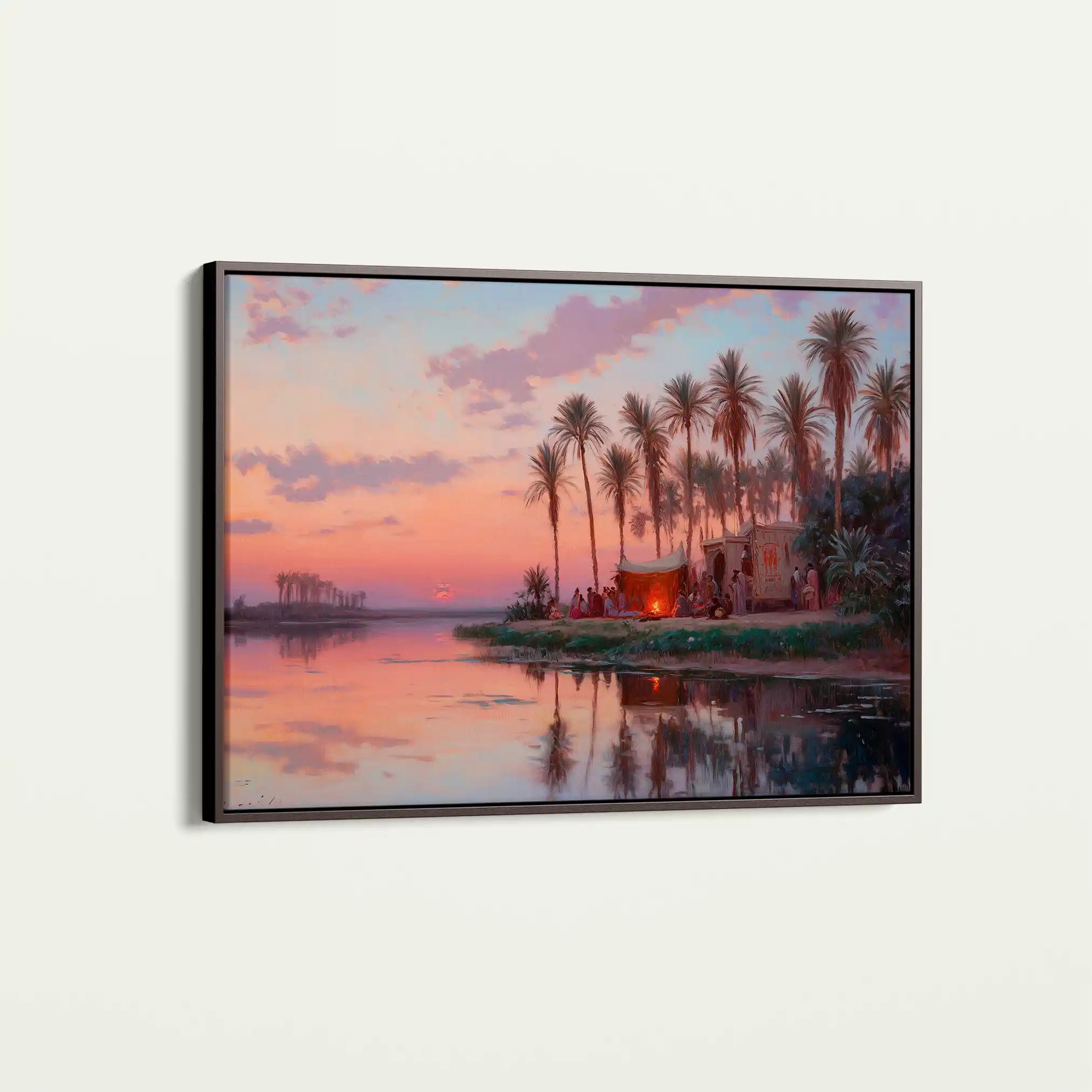 Orientalist 070 Canvas Art 60 x 40 cm / Black