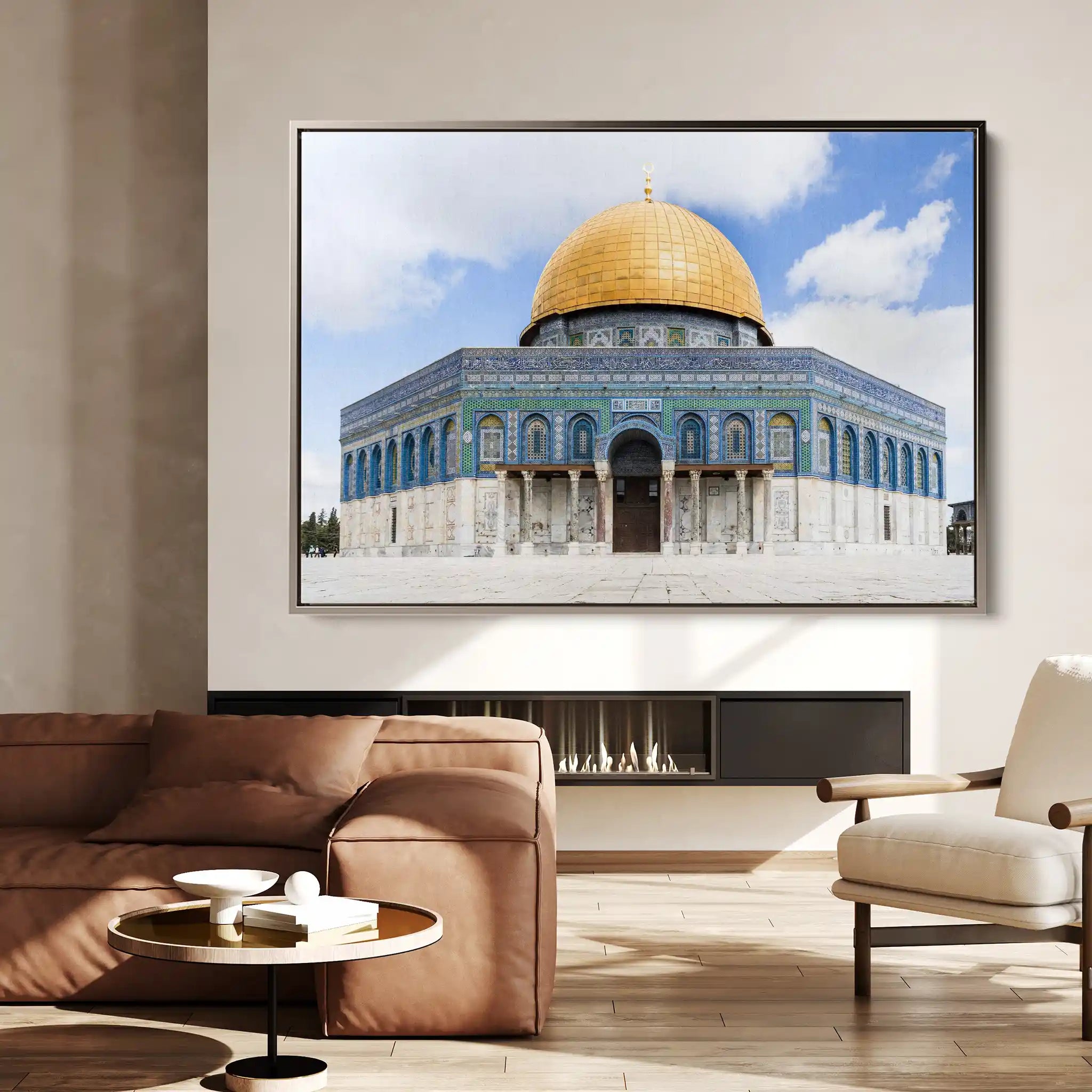 Palestine 070 Canvas Art 60 x 40 cm / Black