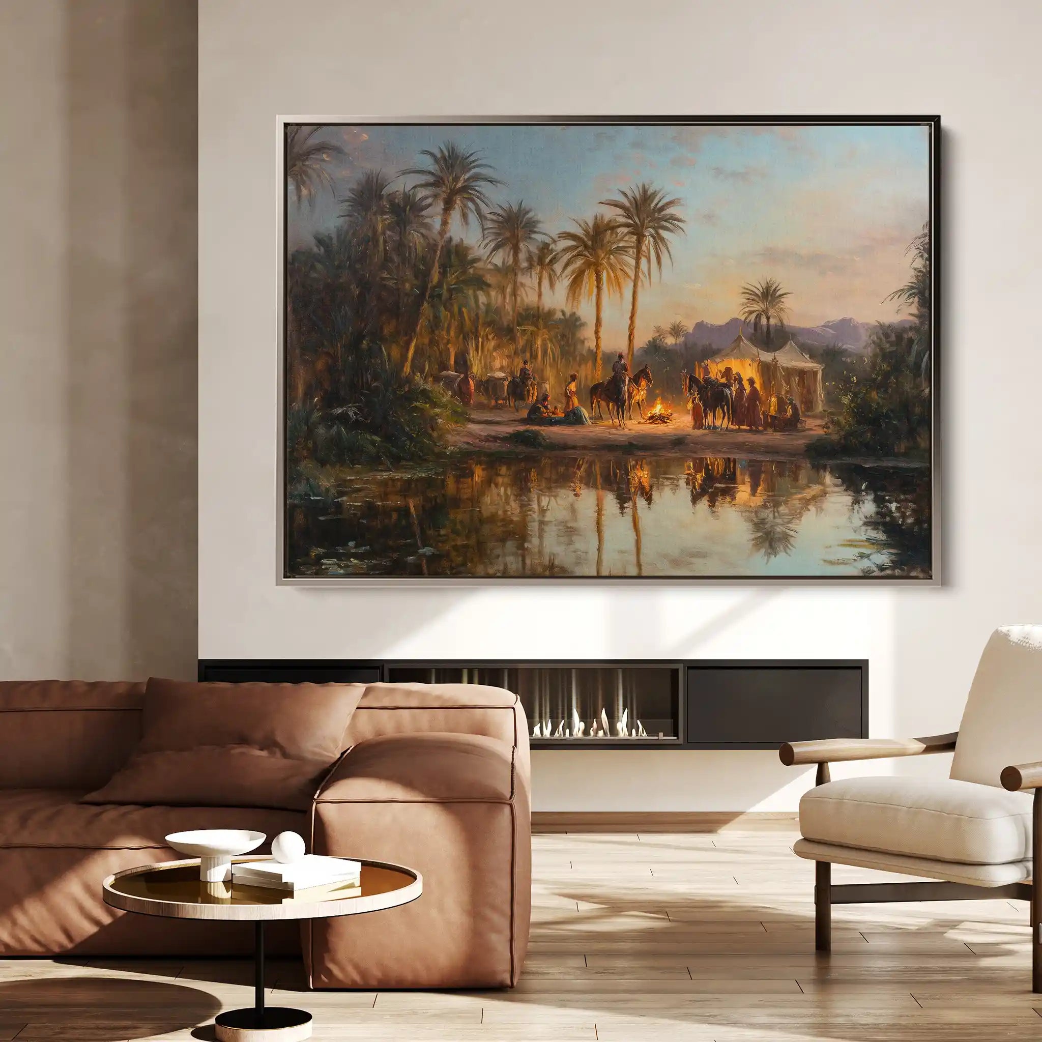 Orientalist 071 Canvas Art 60 x 40 cm / Black