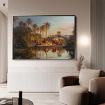 Orientalist 071 Canvas Art 60 x 40 cm / Black