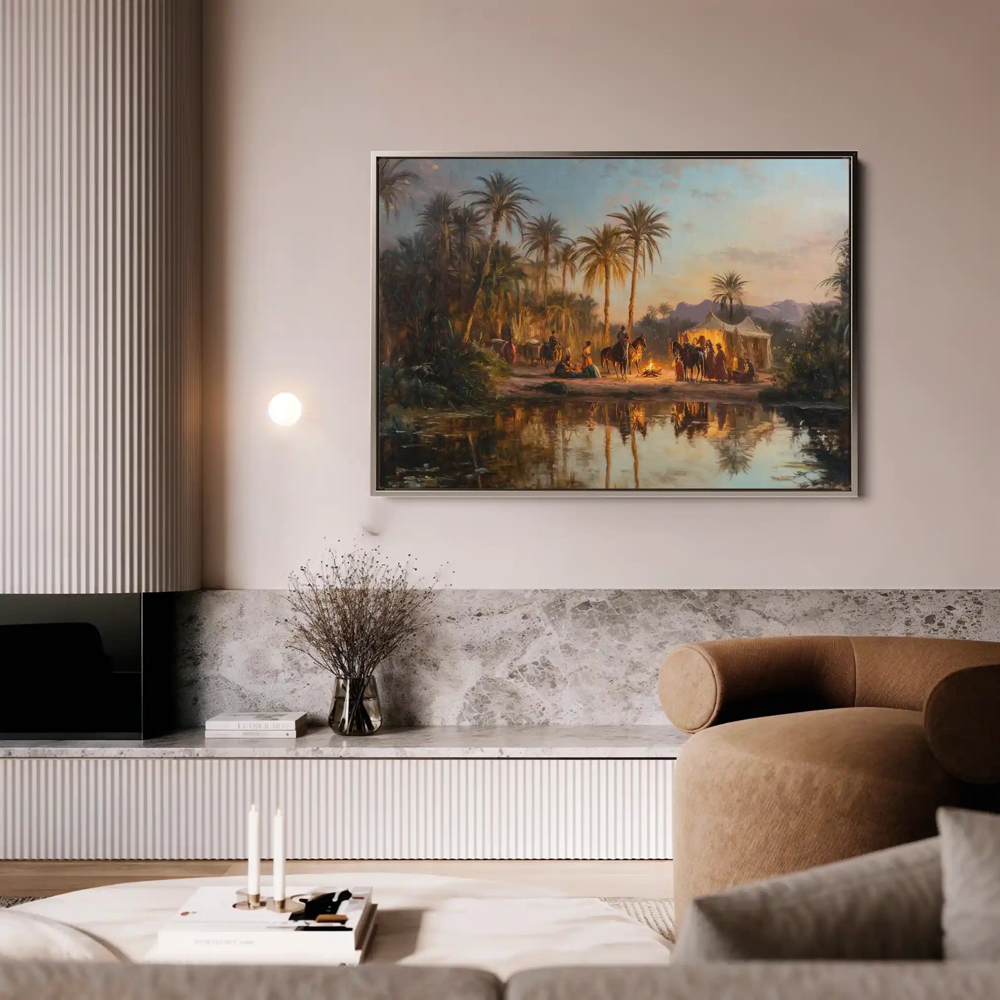 Orientalist 071 Canvas Art 60 x 40 cm / Black