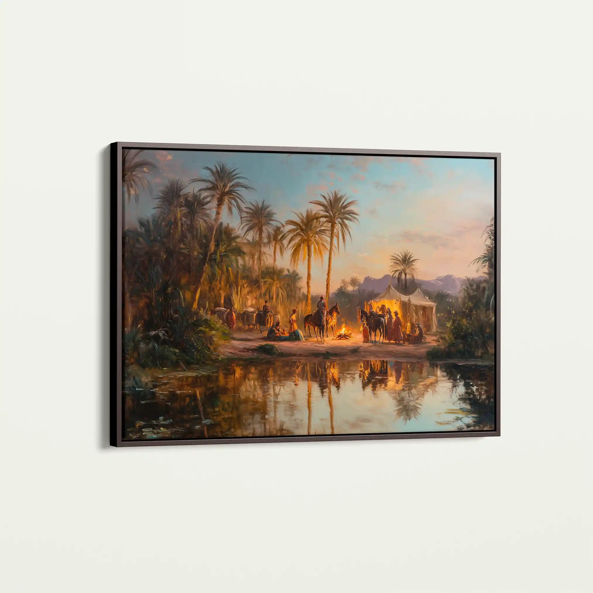 Orientalist 071 Canvas Art 60 x 40 cm / Black