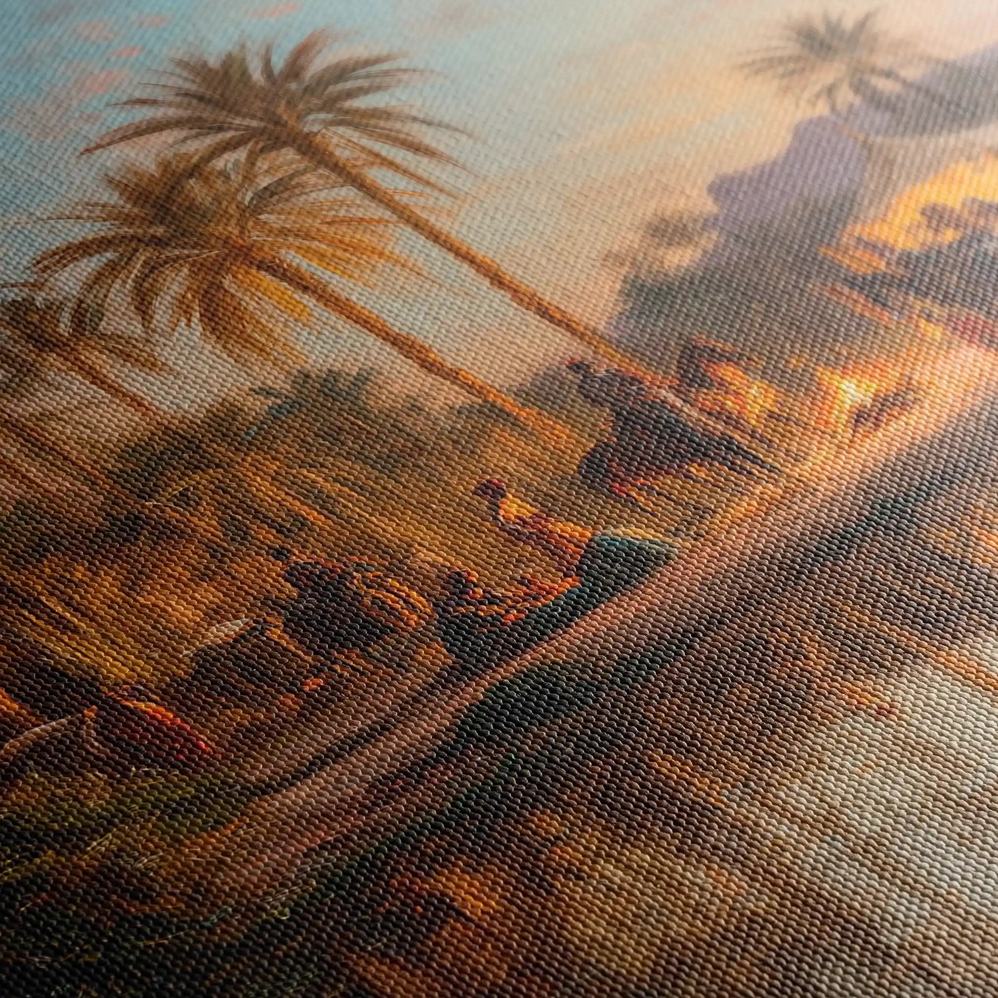 Orientalist 071 Canvas Art 60 x 40 cm / Black