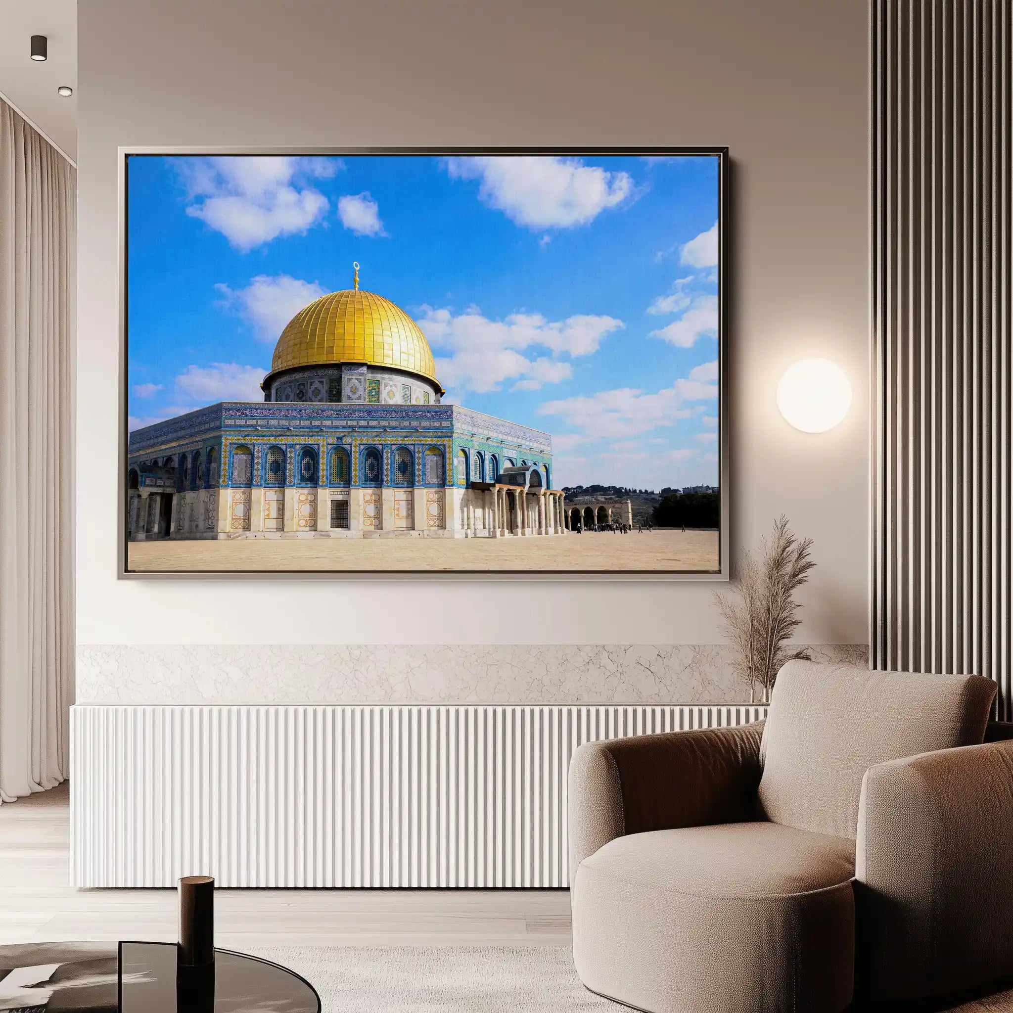 Palestine 071 Canvas Art 60 x 40 cm / Black