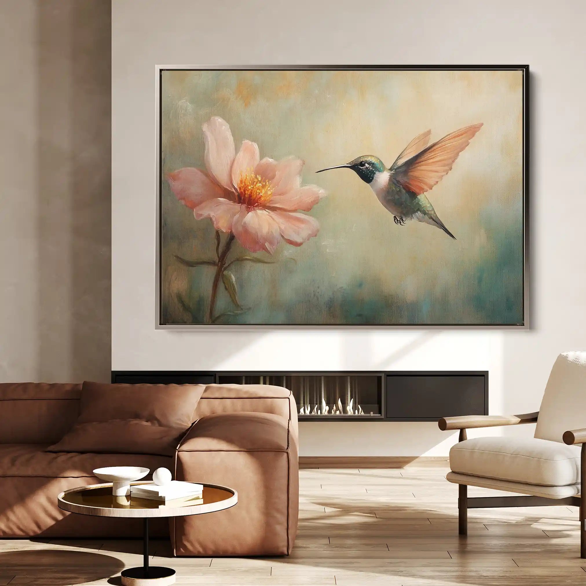 Animals 072 Canvas Art 60 x 40 cm / Black