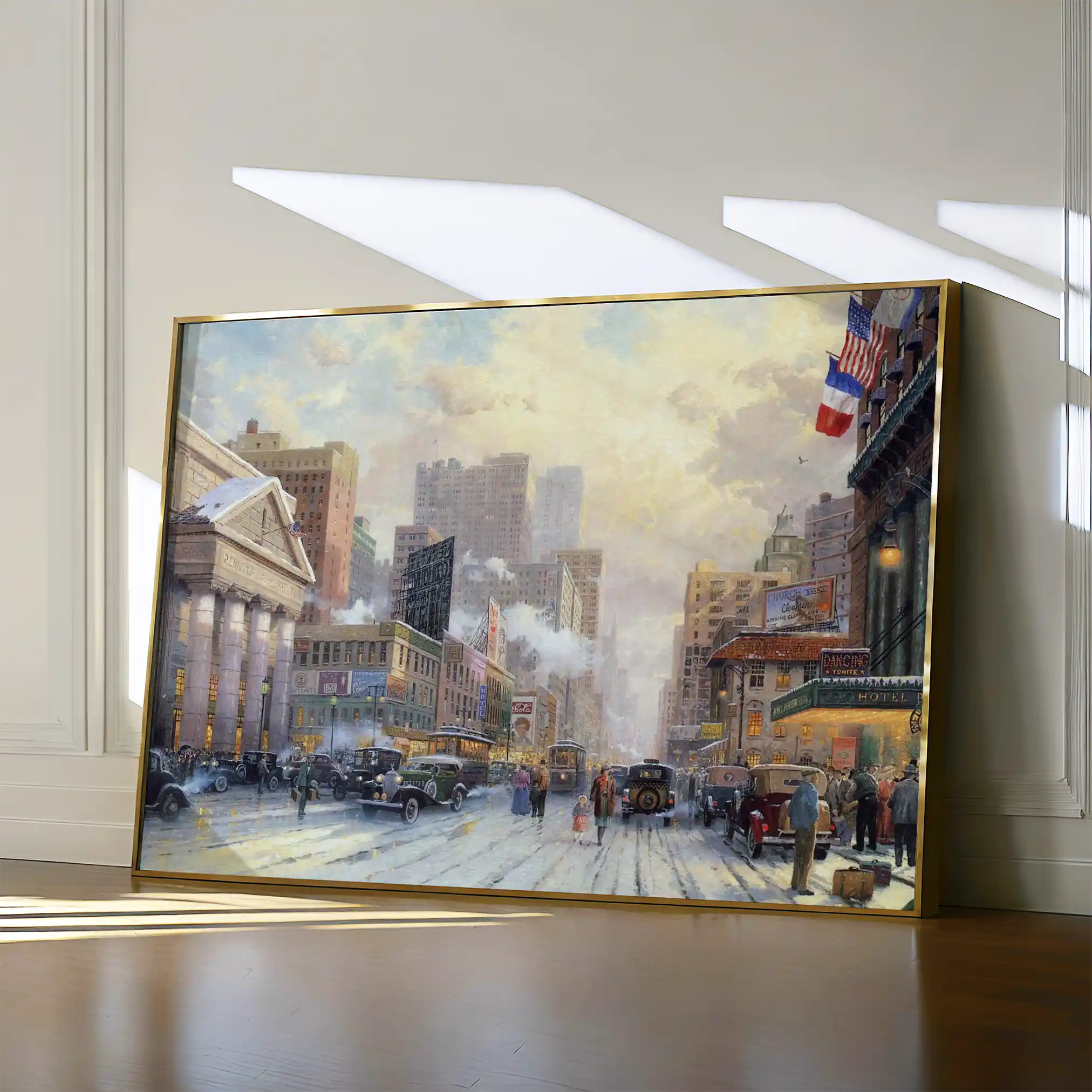 Landscape 072 Canvas Art 60 x 40 cm / Black