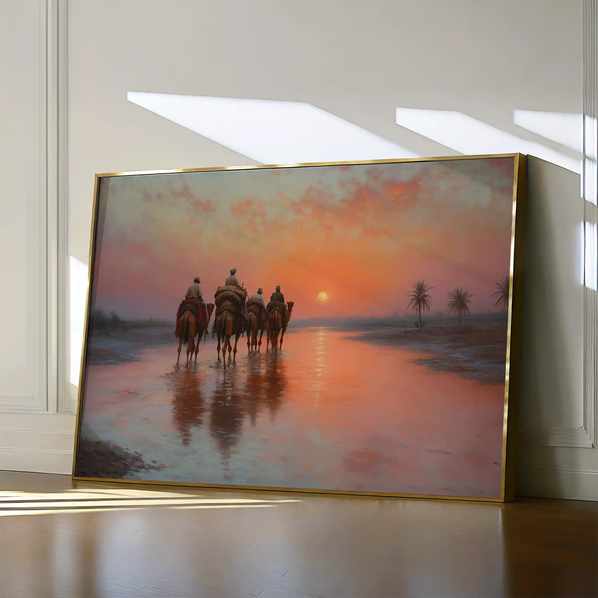 Orientalist 072 Canvas Art 60 x 40 cm / Black