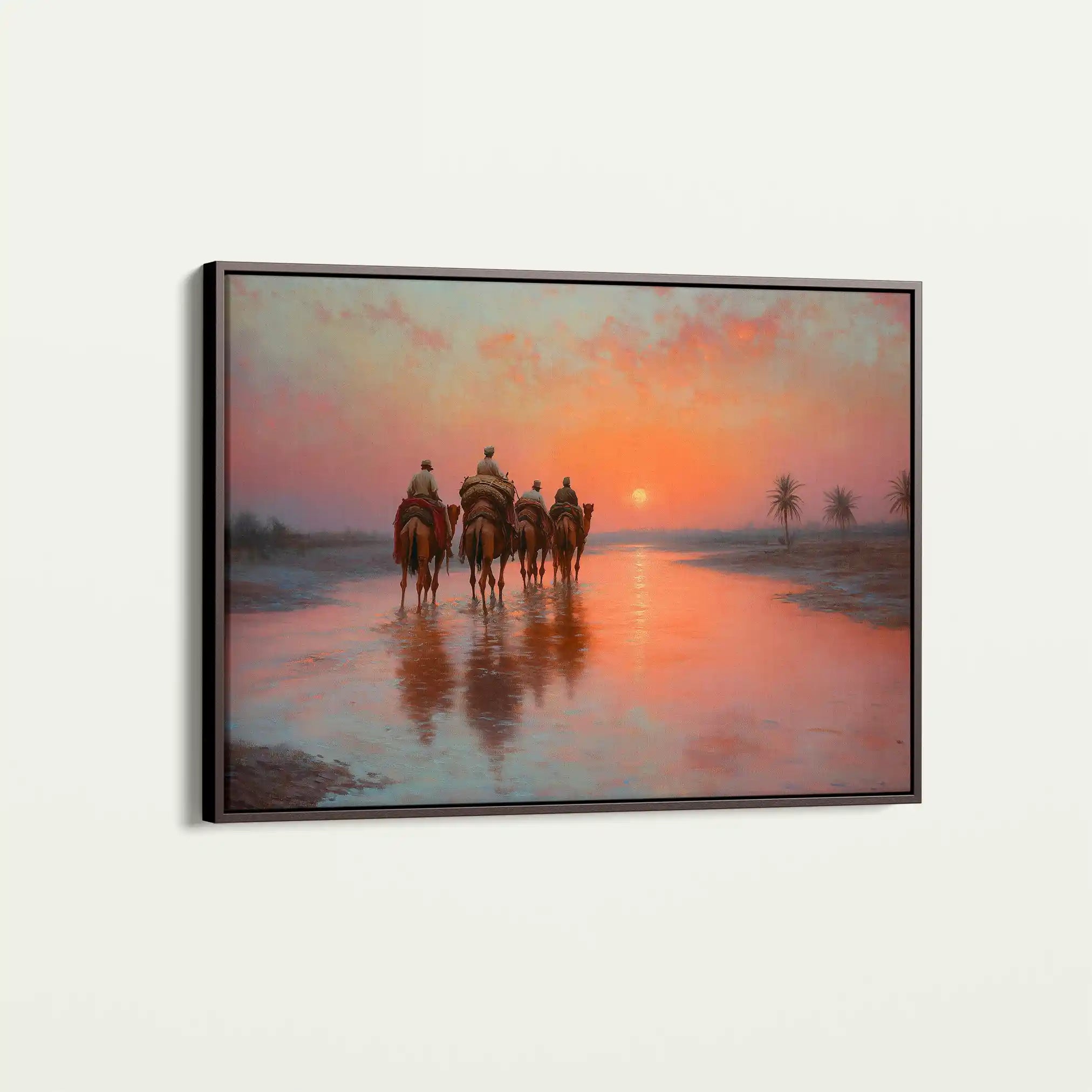 Orientalist 072 Canvas Art 60 x 40 cm / Black