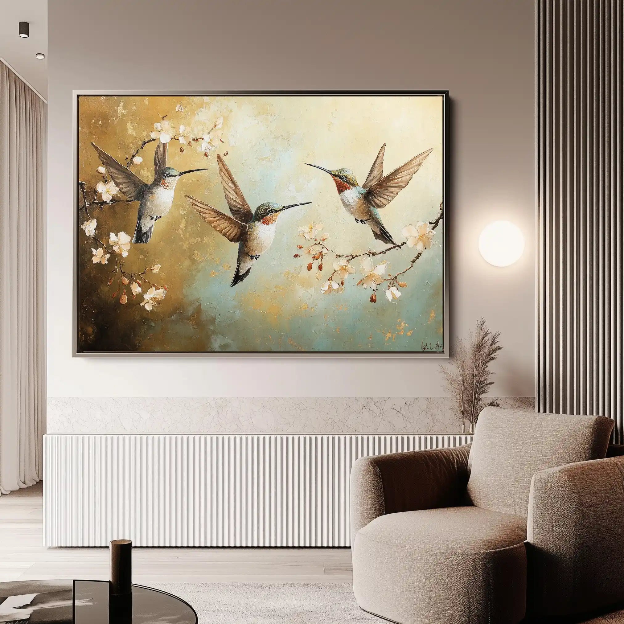 Animals 073 Canvas Art 60 x 40 cm / Black