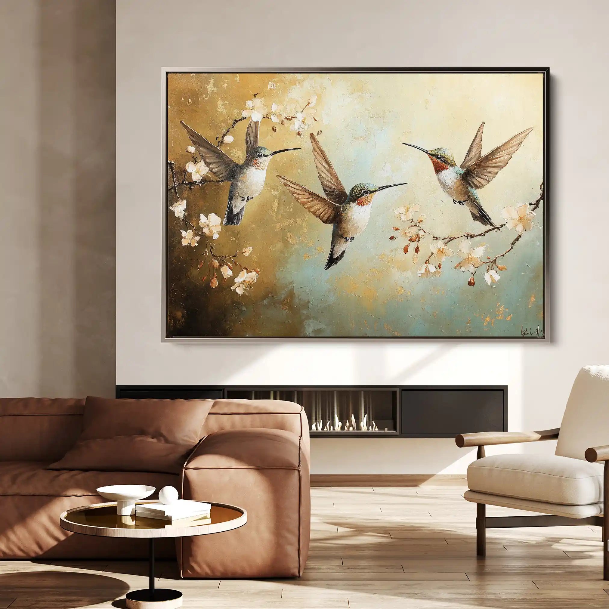 Animals 073 Canvas Art 60 x 40 cm / Black