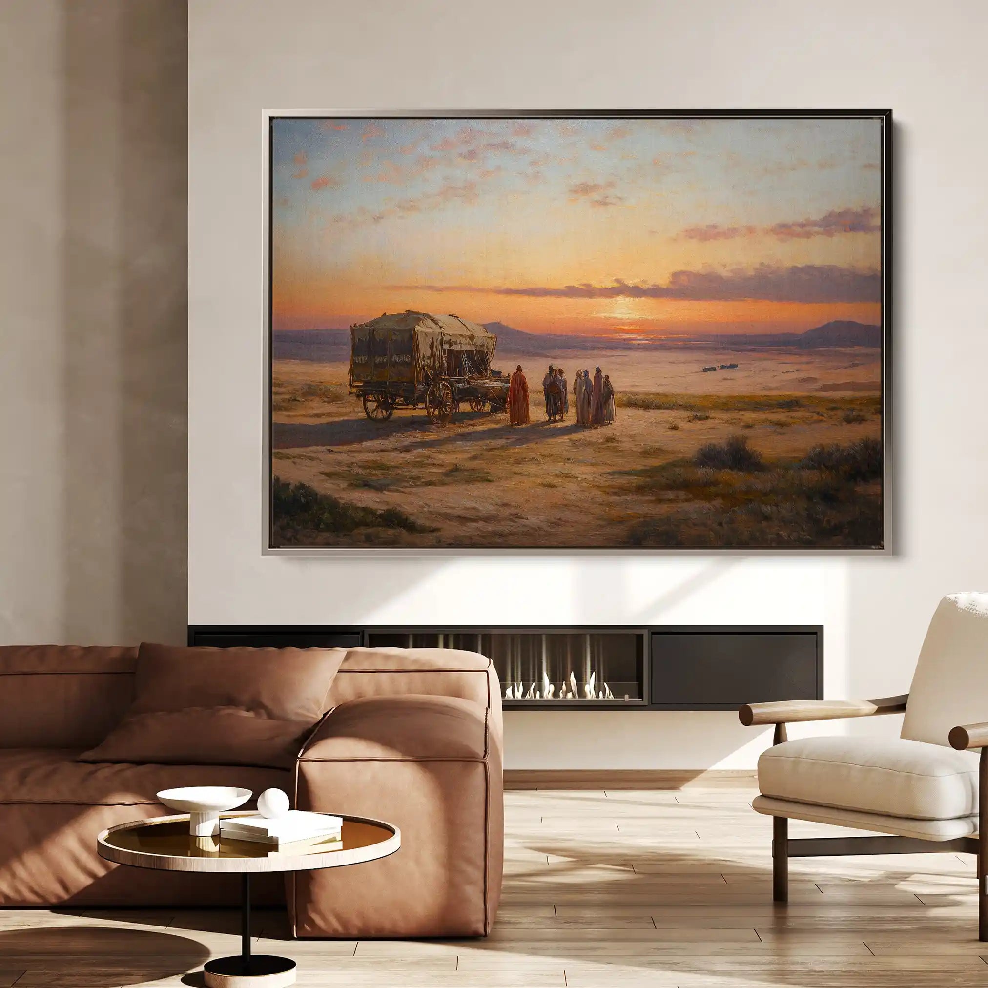 Orientalist 073 Canvas Art 60 x 40 cm / Black