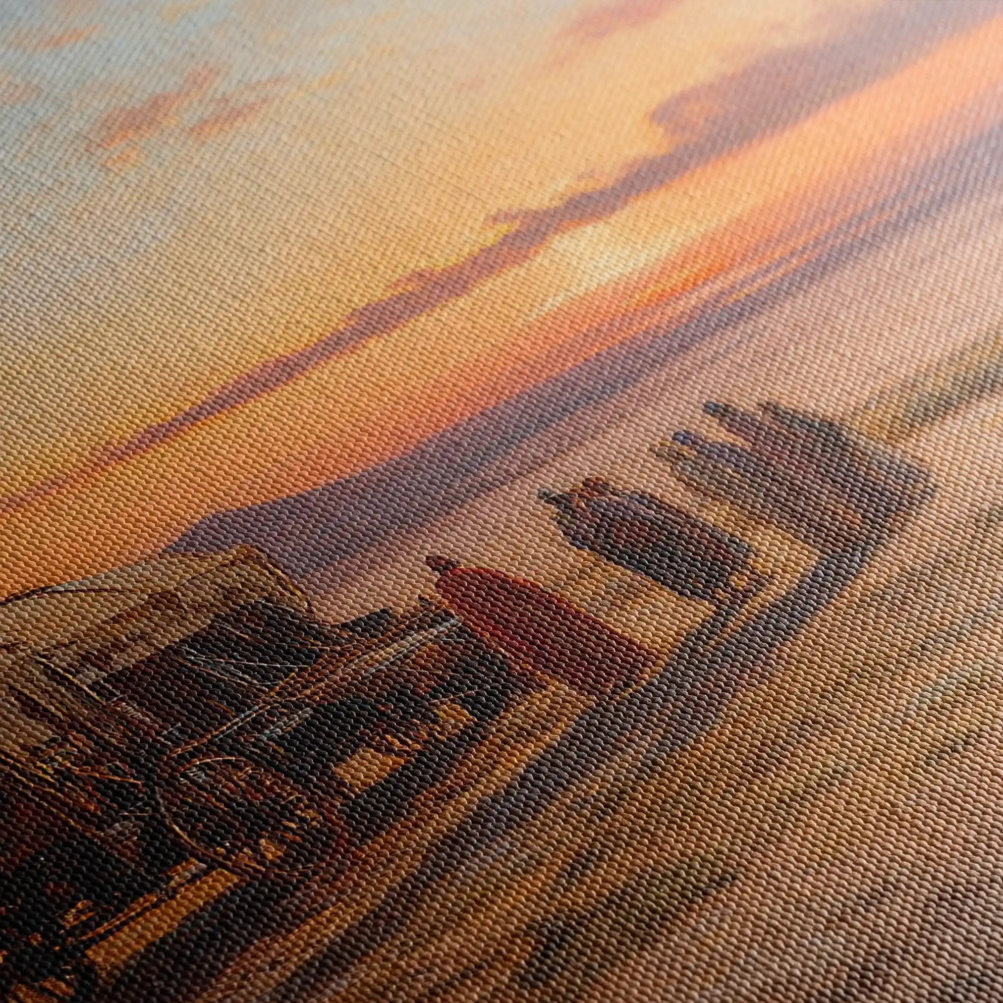 Orientalist 073 Canvas Art 60 x 40 cm / Black