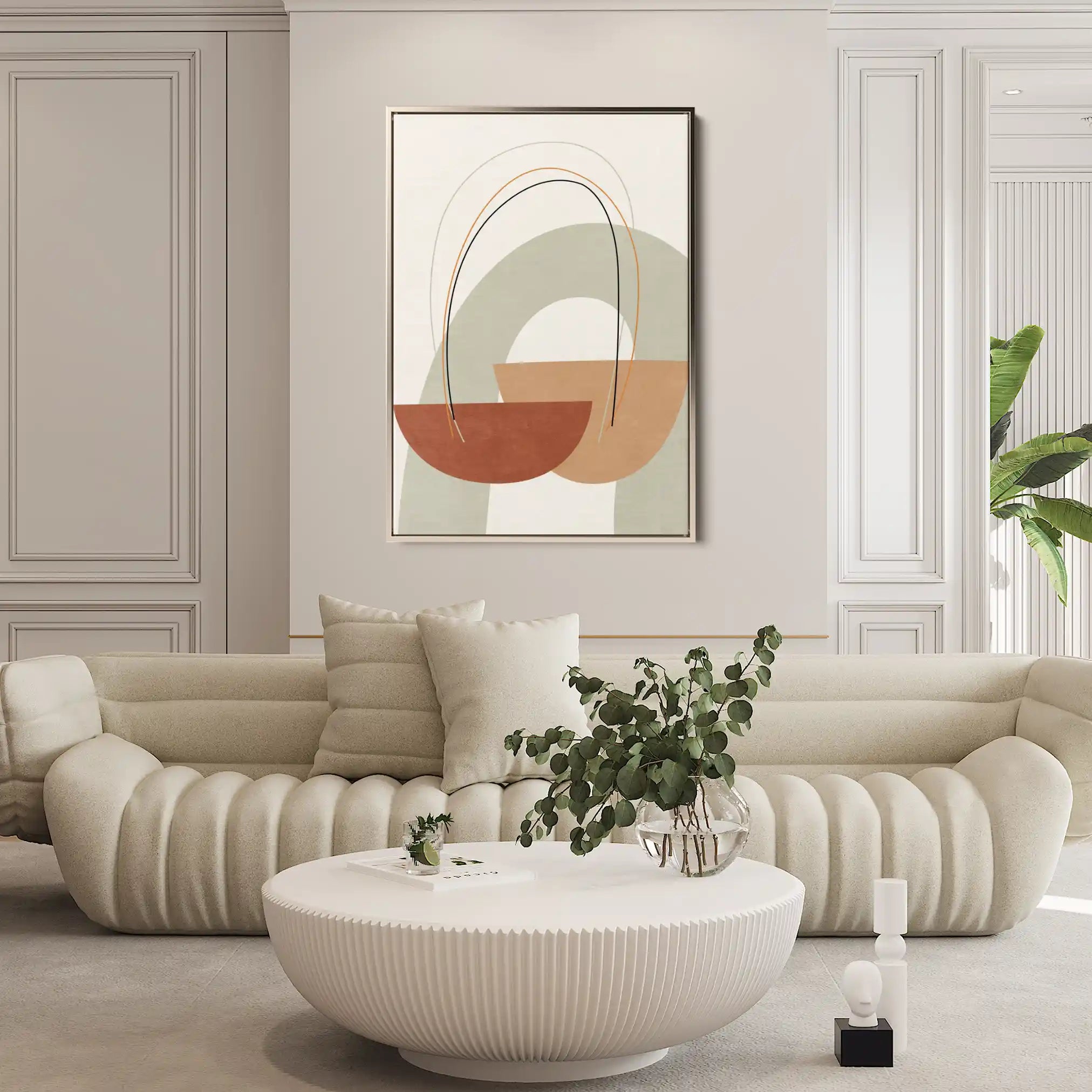 Boho 074 Canvas Art 60 x 40 cm / Black