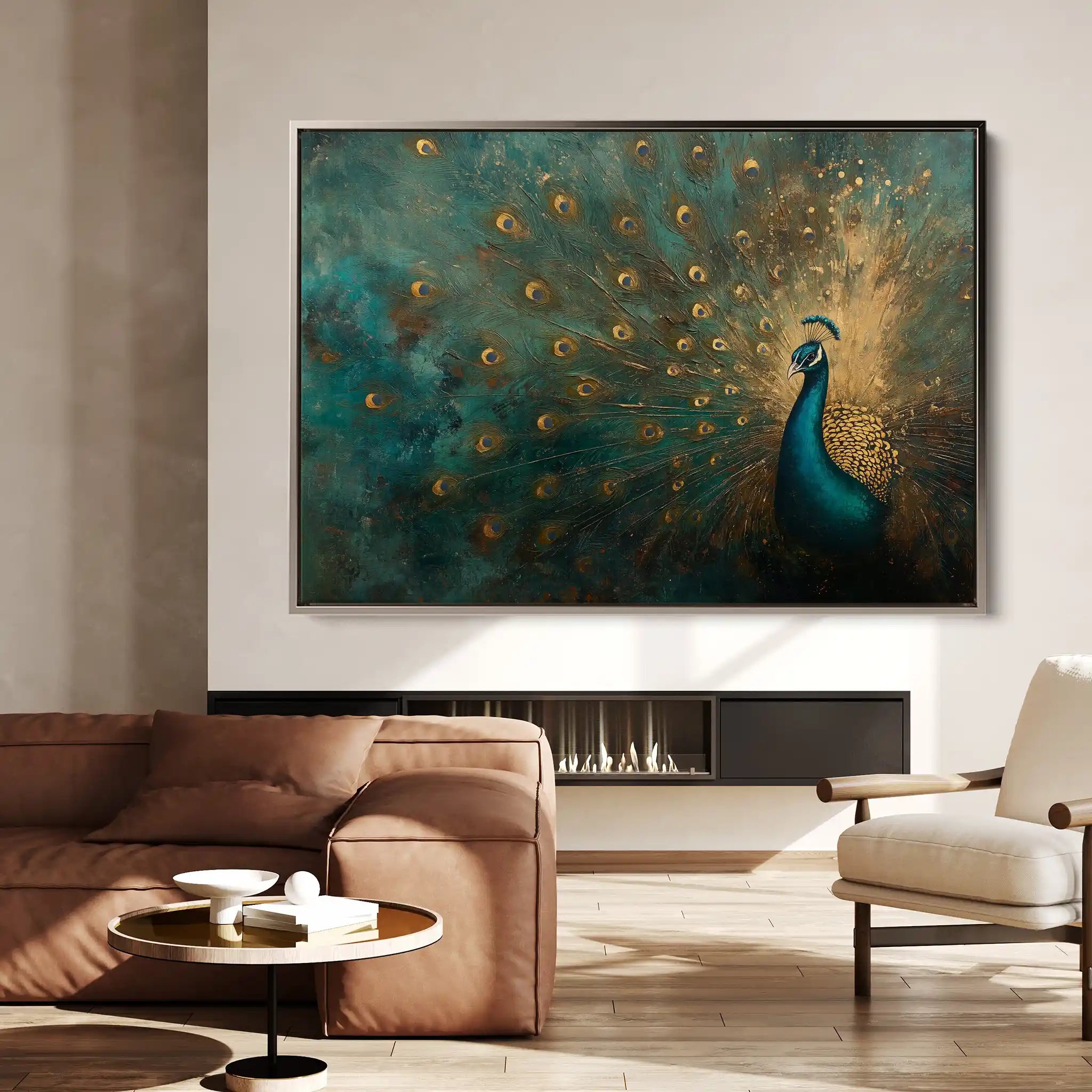 Animals 075 Canvas Art 60 x 40 cm / Black