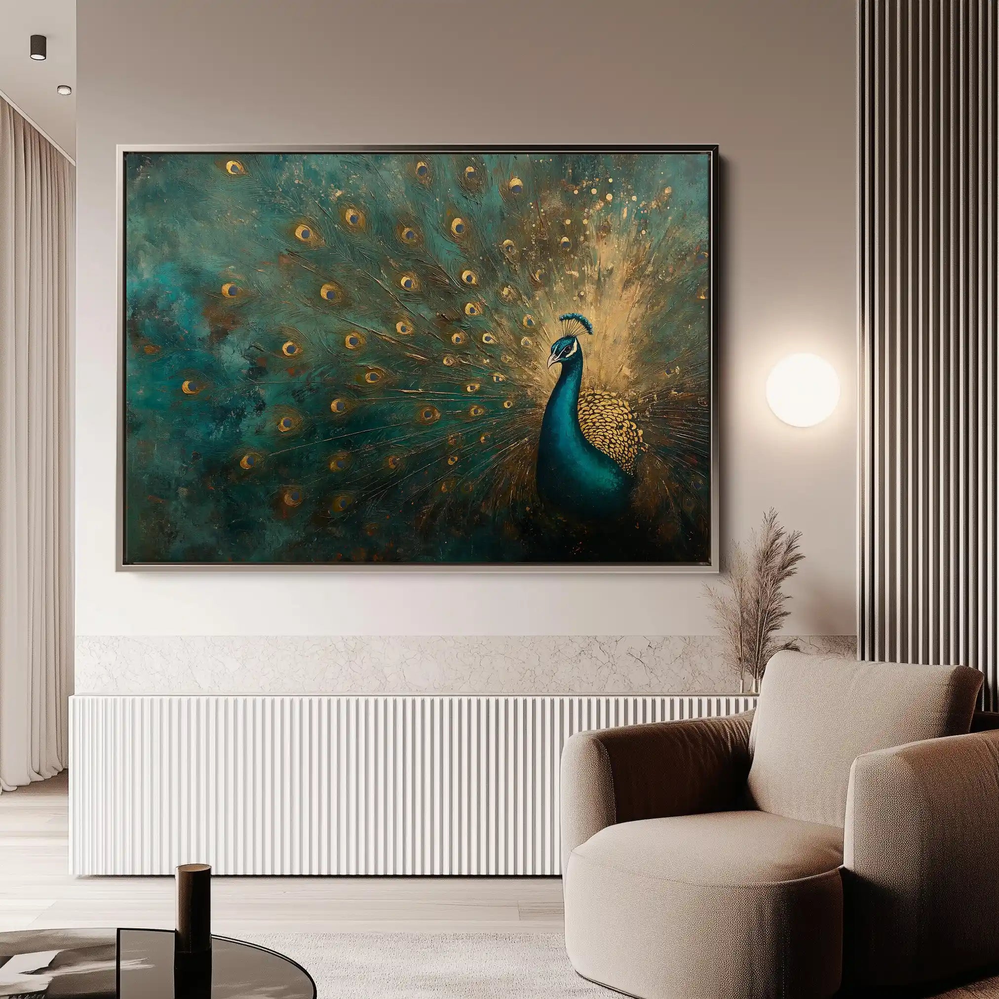 Animals 075 Canvas Art 60 x 40 cm / Black