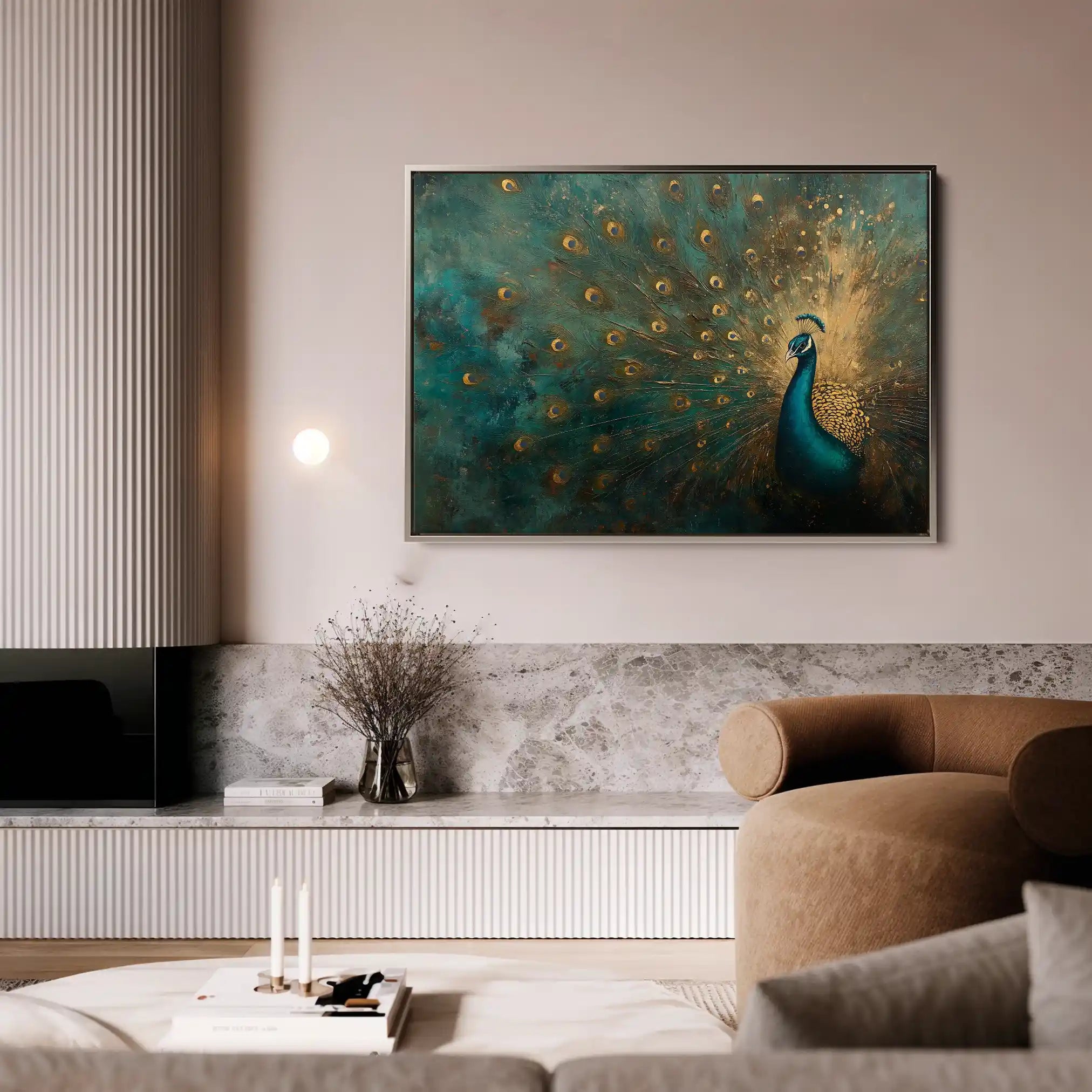 Animals 075 Canvas Art 60 x 40 cm / Black