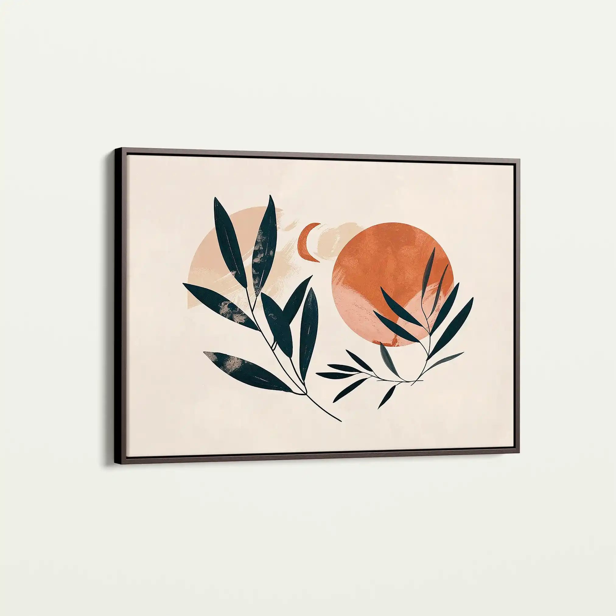 Boho 075 Canvas Art 60 x 40 cm / Black