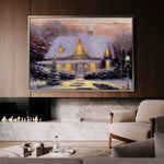 Landscape 075 Canvas Art 60 x 40 cm / Black