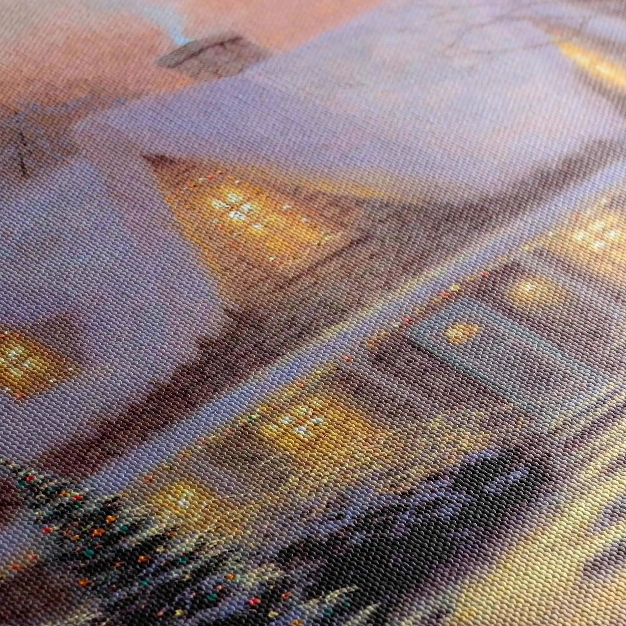 Landscape 075 Canvas Art 60 x 40 cm / Black