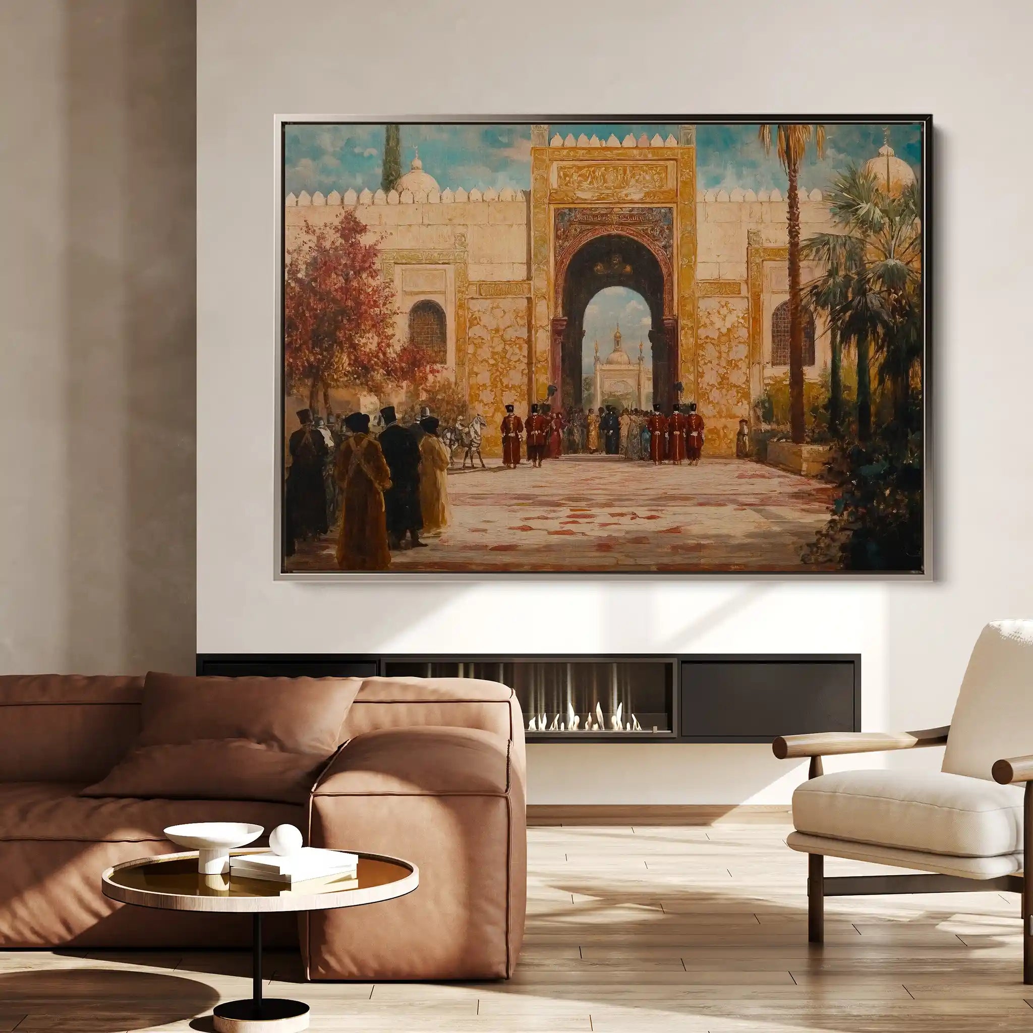 Orientalist 075 Canvas Art 60 x 40 cm / Black