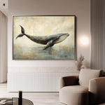 Animals 076 Canvas Art 60 x 40 cm / Black