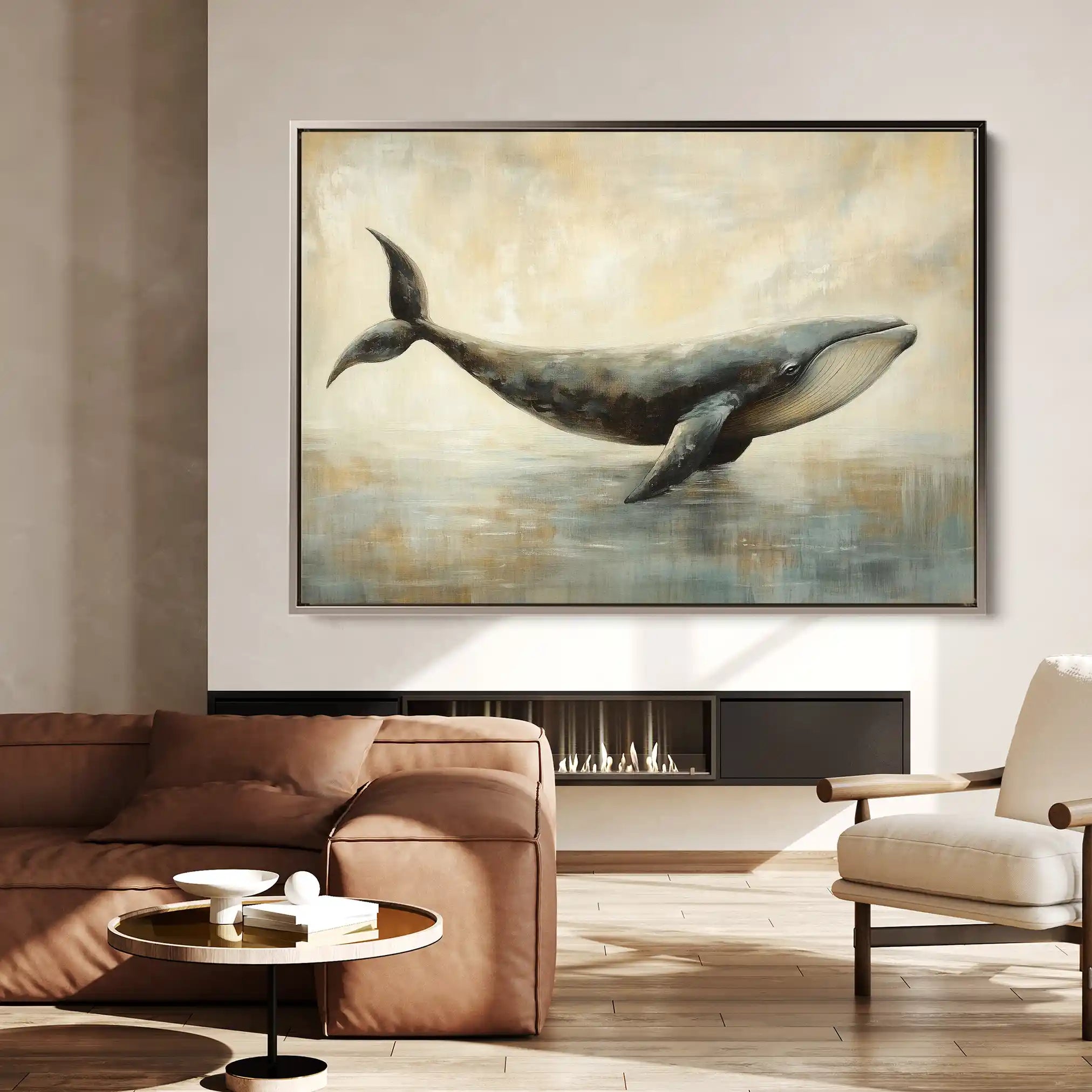 Animals 076 Canvas Art 60 x 40 cm / Black