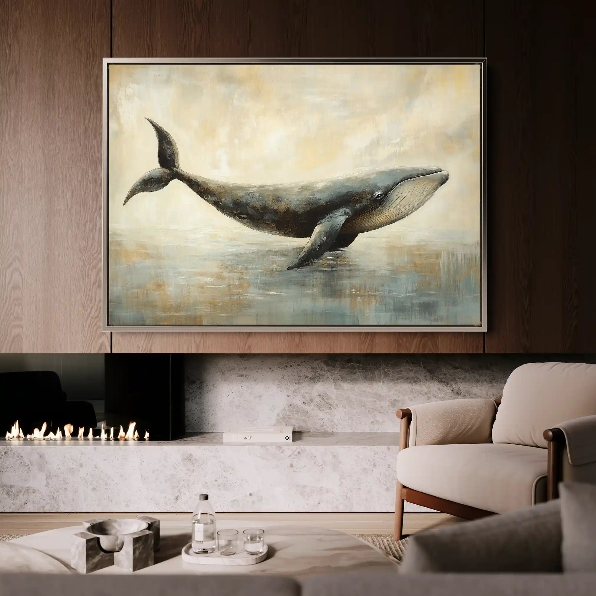 Animals 076 Canvas Art 60 x 40 cm / Black