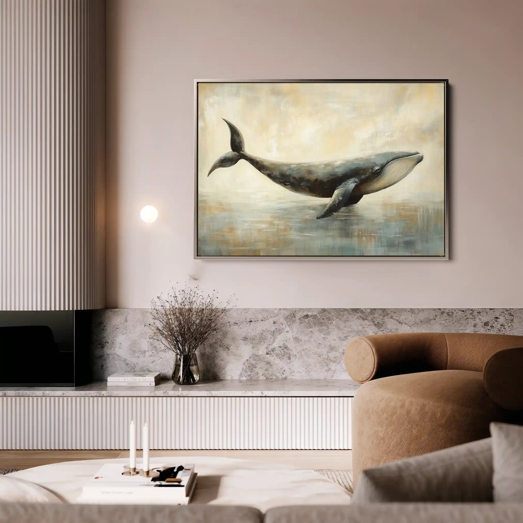 Animals 076 Canvas Art 60 x 40 cm / Black