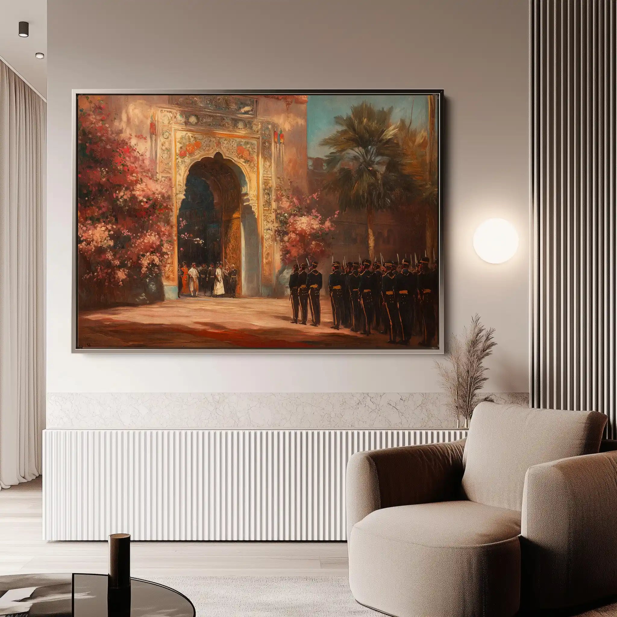 Orientalist 076 Canvas Art 60 x 40 cm / Black