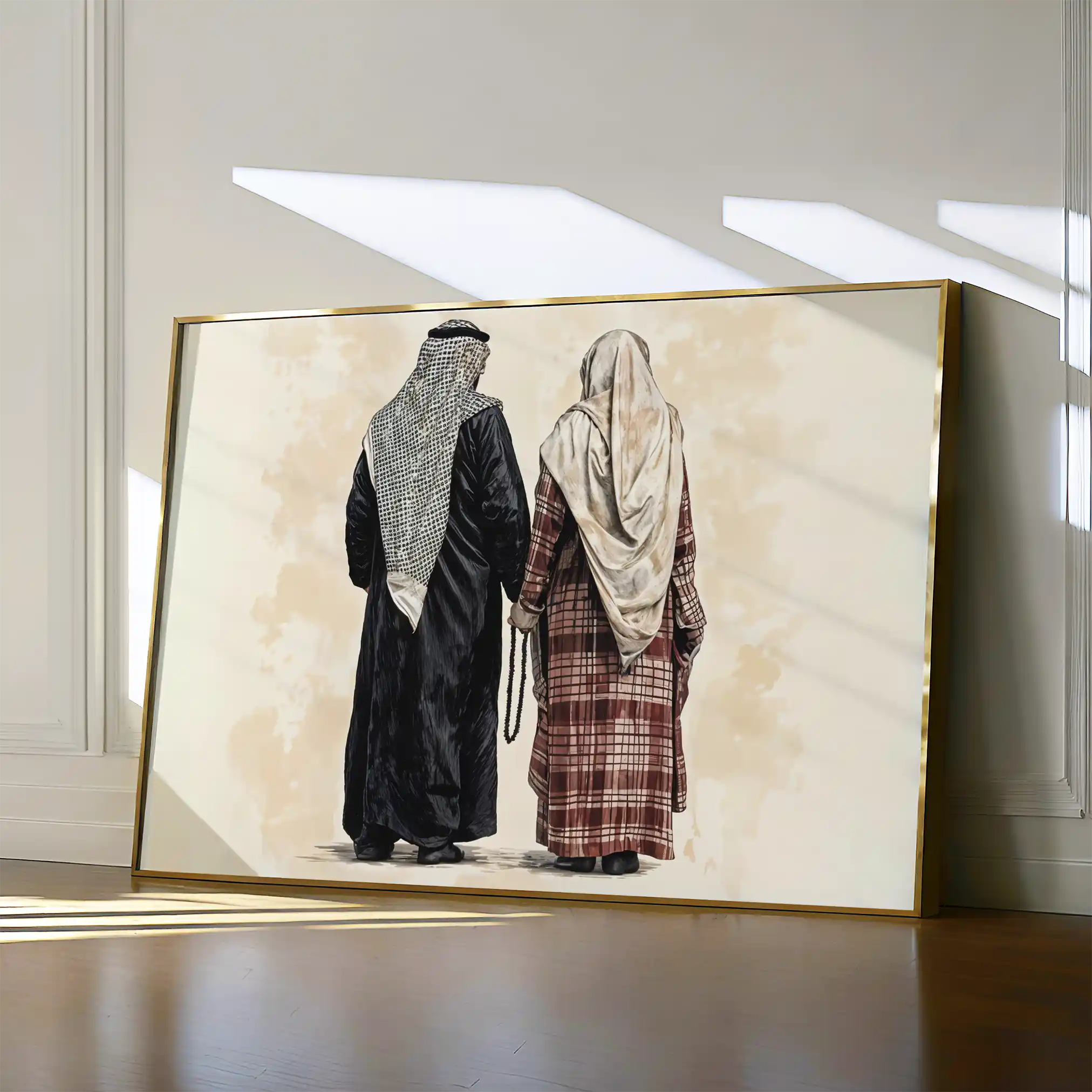 Palestine 076 Canvas Art 60 x 40 cm / Black