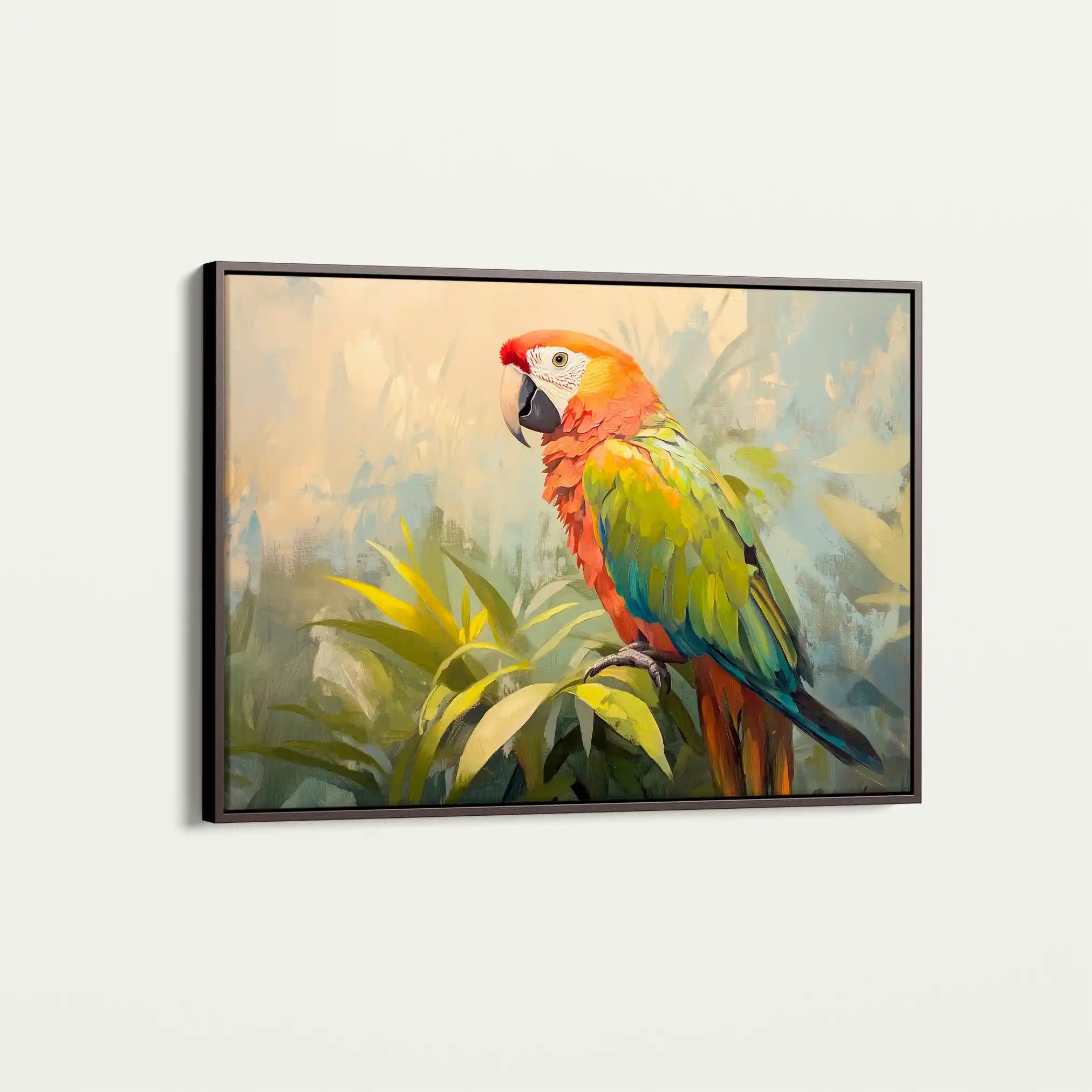 Animals 077 Canvas Art 60 x 40 cm / Black