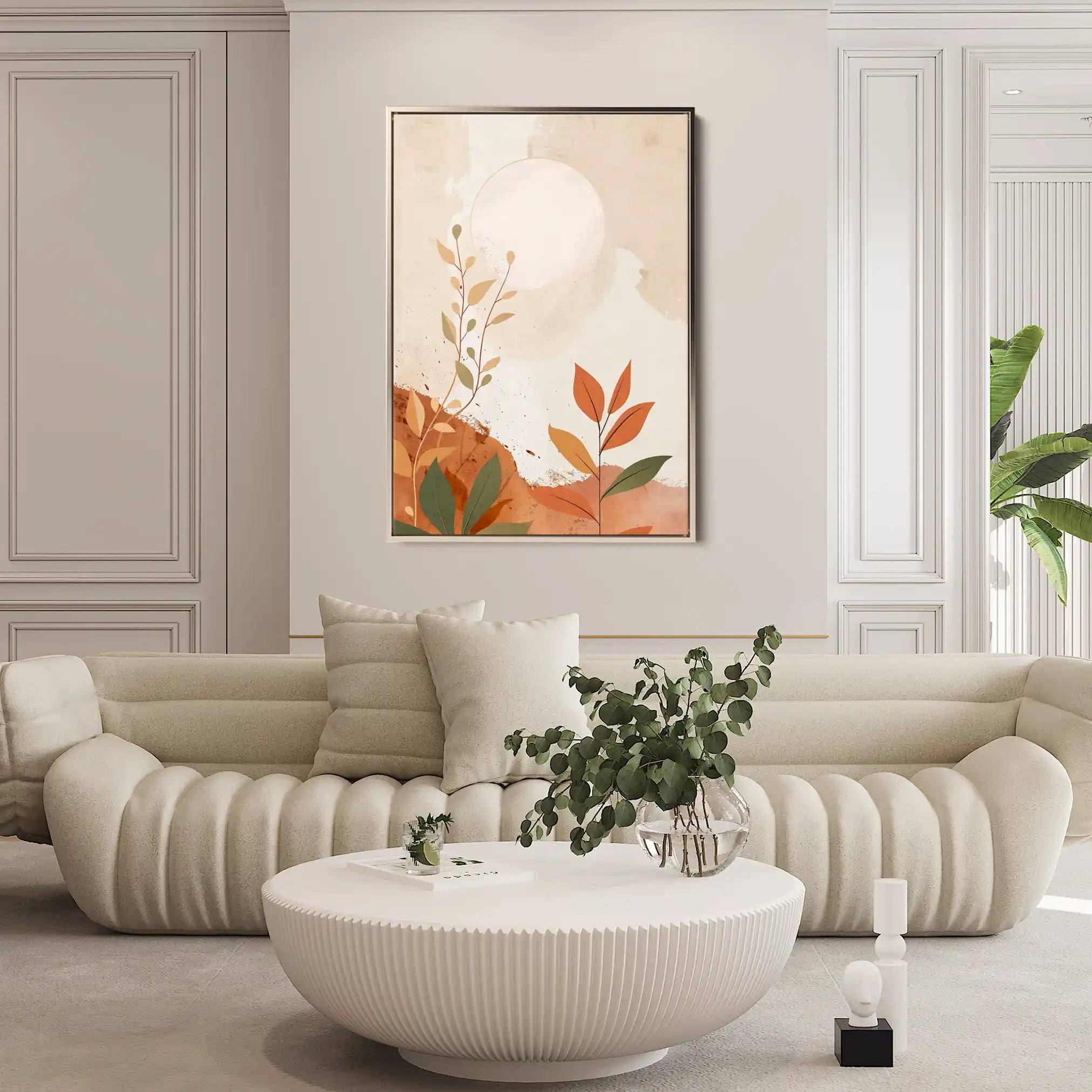 Boho 077 Canvas Art 60 x 40 cm / Black