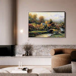 Landscape 077 Canvas Art 60 x 40 cm / Black