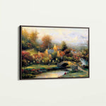 Landscape 077 Canvas Art 60 x 40 cm / Black