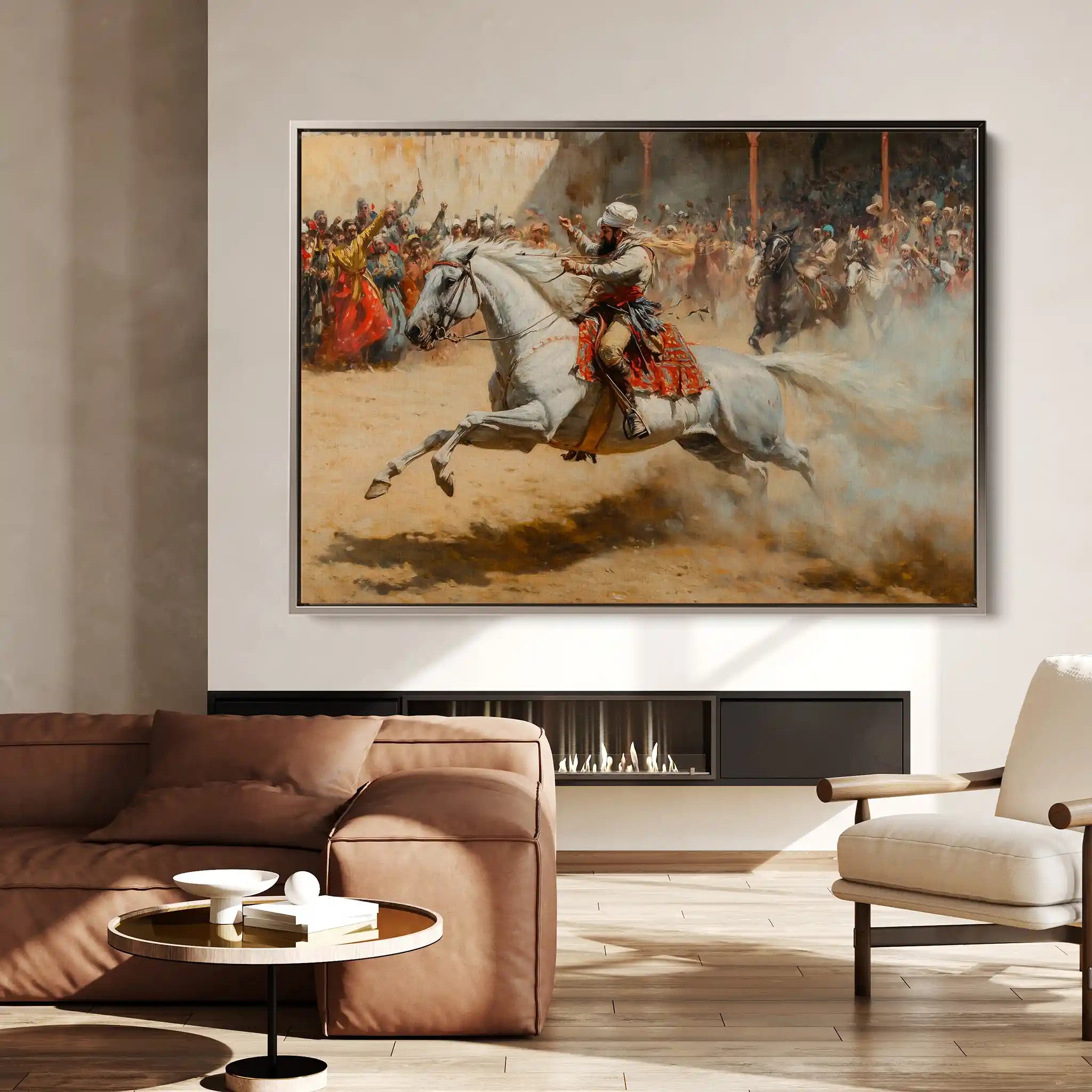 Orientalist 077 Canvas Art 60 x 40 cm / Black
