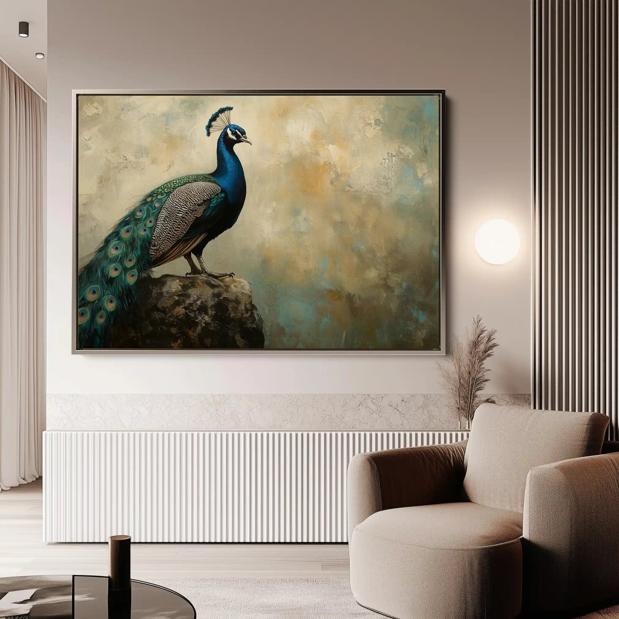 Animals 078 Canvas Art 60 x 40 cm / Black