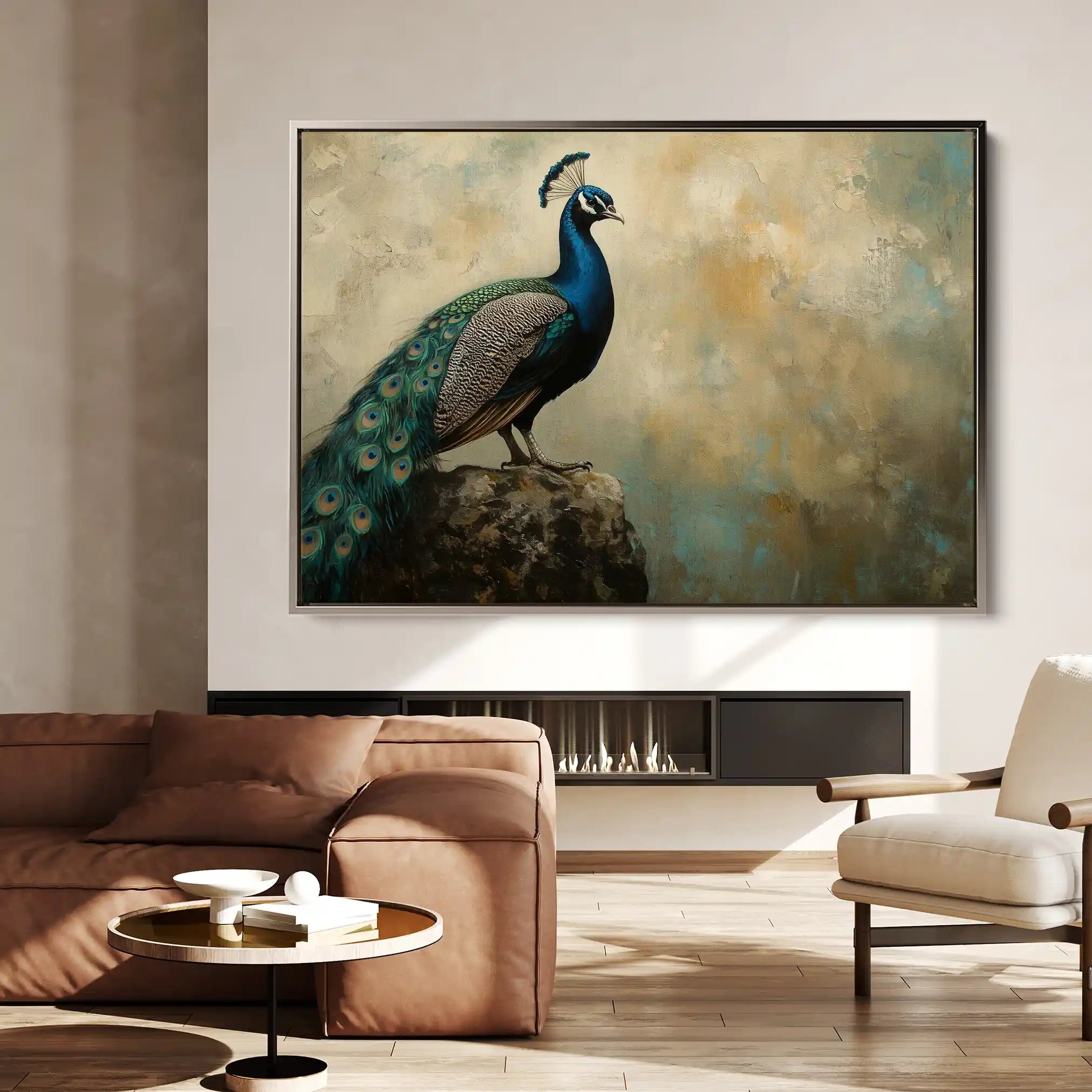 Animals 078 Canvas Art 60 x 40 cm / Black