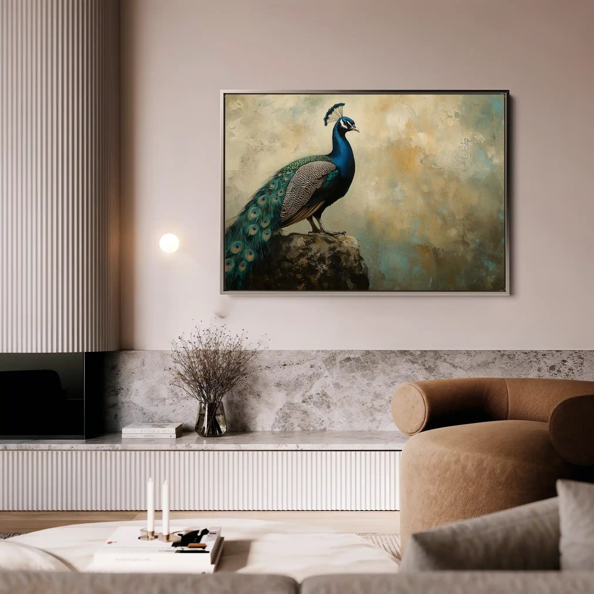 Animals 078 Canvas Art 60 x 40 cm / Black