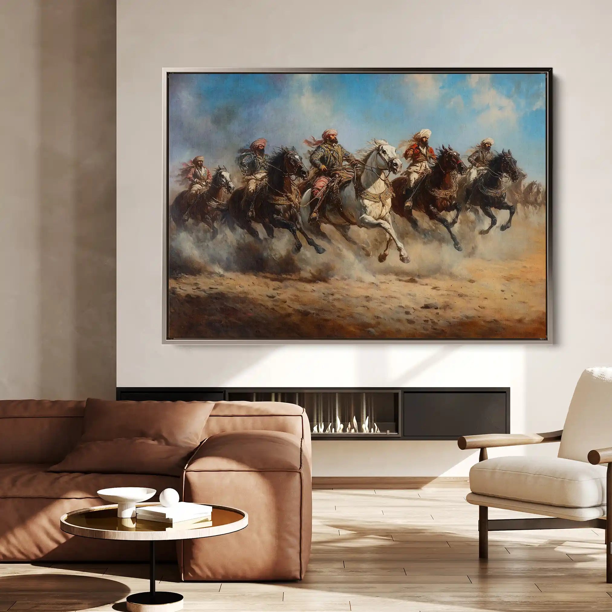 Orientalist 078 Canvas Art 60 x 40 cm / Black