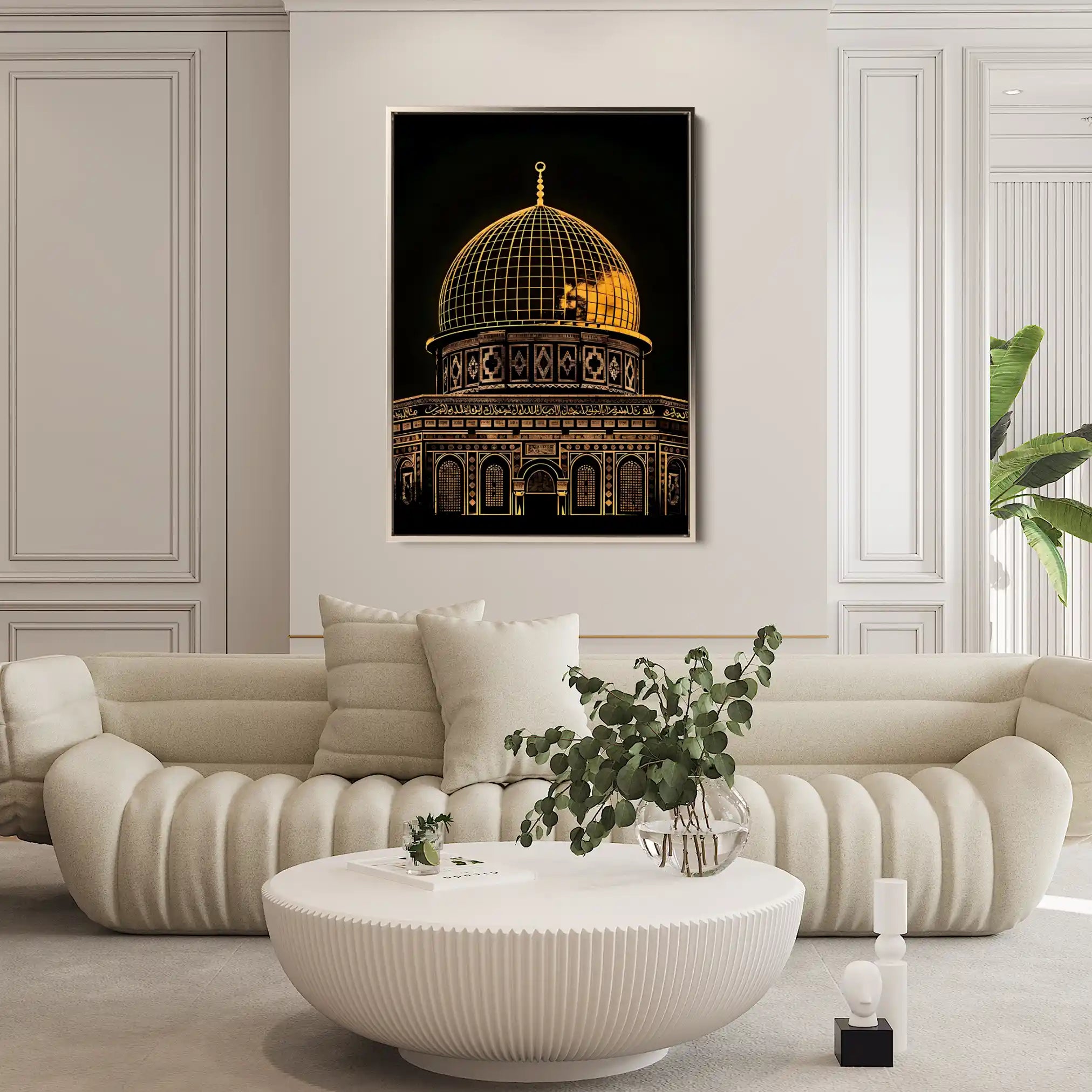 Palestine 078 Canvas Art 60 x 40 cm / Black