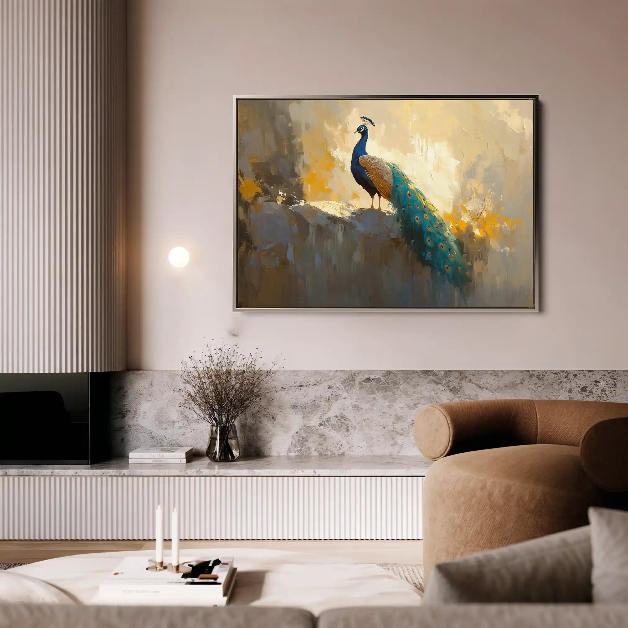 Animals 079 Canvas Art 60 x 40 cm / Black