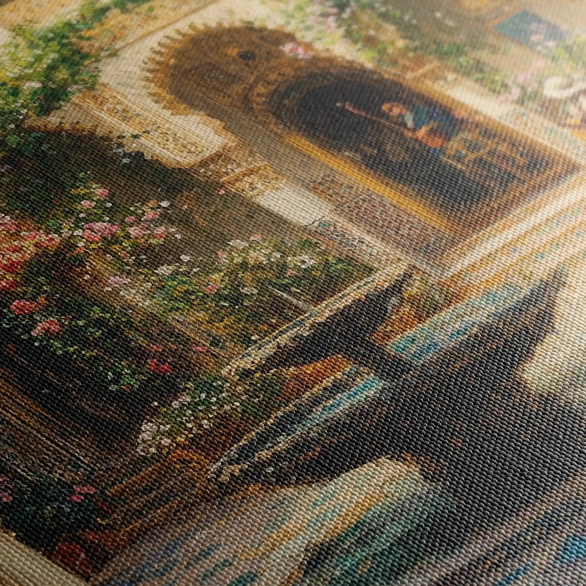 Orientalist 079 Canvas Art 60 x 40 cm / Black