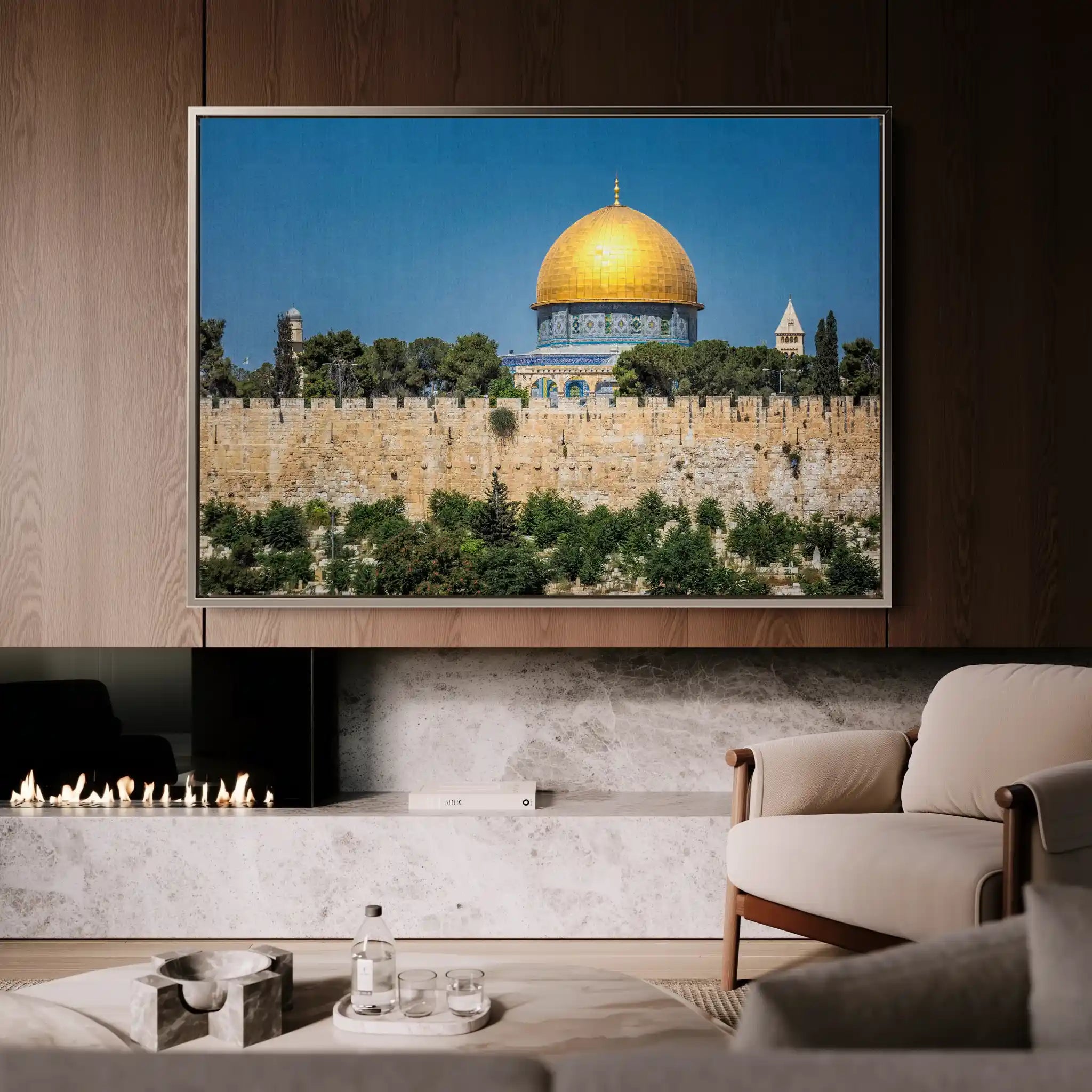 Palestine 079 Canvas Art 60 x 40 cm / Black