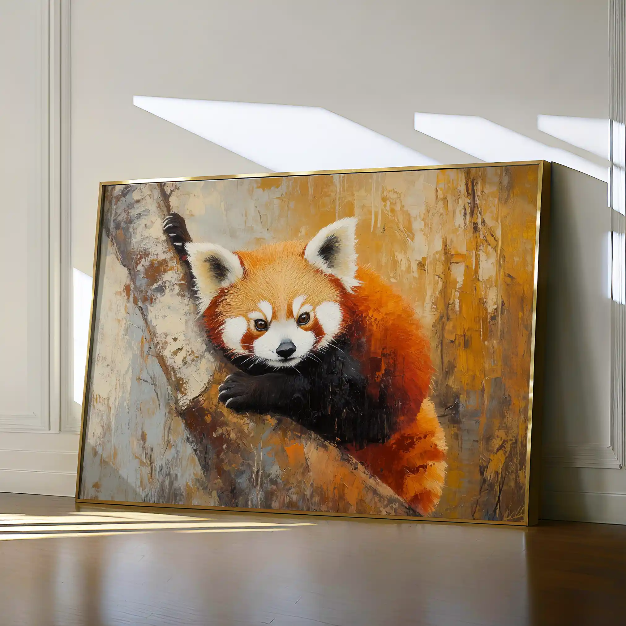 Animals 080 Canvas Art 60 x 40 cm / Black