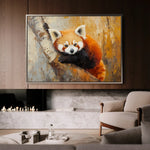 Animals 080 Canvas Art 60 x 40 cm / Black